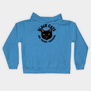 Black Cats are Pocket Panthers Kids Hoodie